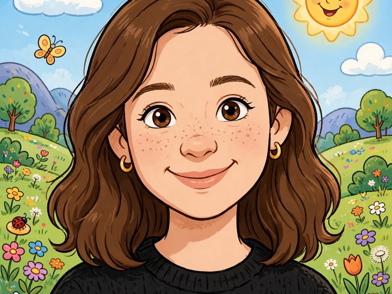 Пример картины в стиле «Смешарики»
